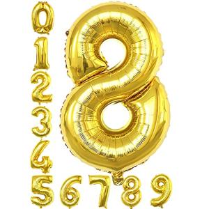 Ealimun 誕生日バルーン 数字バルーン HAPPY BIRTHDAY 飾り付け 風船 ハッピーバースデー パーティー