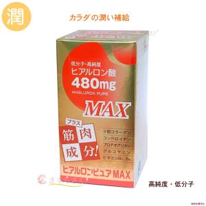 低分子 高純度 ヒアルロン酸480mg ヒアルロンピュアmaxの商品画像