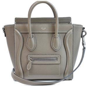 CELINE 新品 セリーヌ ラゲージ ナノショッパー ハンドバッグ