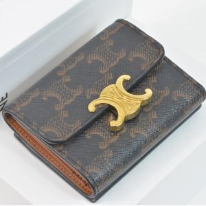 セリーヌ　CELINE SMALL WALLET・スモールウォレット CELINE セリーヌ 二つ折り財布 Small Torifold Wallet スモール