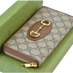 GUCCI バンブー付き ジップアラウンドウォレットほぼ新品 ☆GUCCI☆】バンブー付き ジップアラウンドウォレット 長財布 (GUCCI