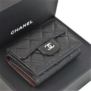 CHANEL シャネル マトラッセ ラムスキン 三つ折り財布 ココマーク brandbrand_200006032019