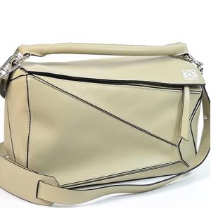 Puzzle（LOEWE） ロエベ パズルバッグ スモール レザー紺 ショルダー