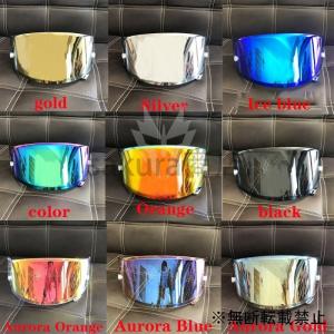 10色 ゴールド イリジウム オートバイ フルフェイス