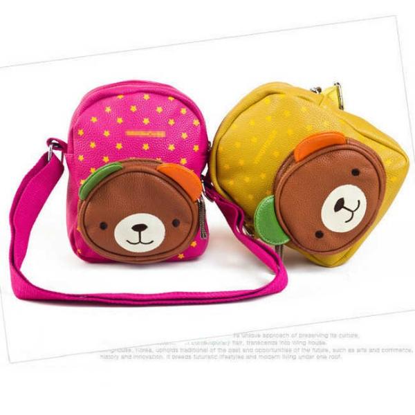 【期間限定メール便無料＆値下げ】ポシェット キッズ 子供 ベビー くま保育園 通園 カバン ポケット...