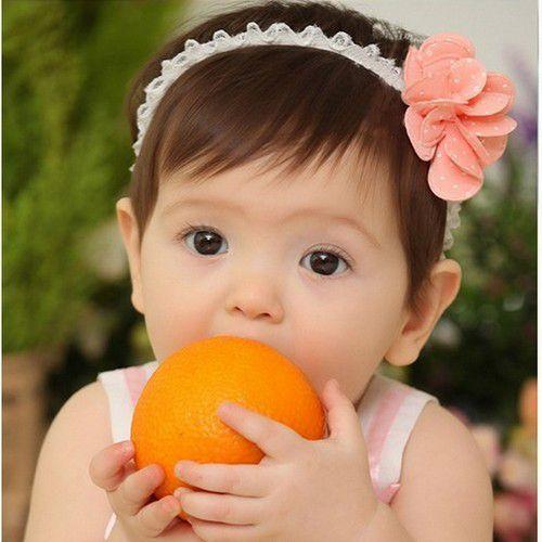 ベビー ヘアバンド ヘッドバンド ドット 結婚式 フォーマル 子供用 khb-003