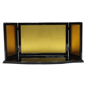 アウトレット品 屏風台 台屏風セット 30号 H-18 金屏風 親王台付 23a