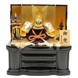 五月人形 兜飾り平飾 翠鳳作 8号 至福之兜 Shifuku（至福のひととき