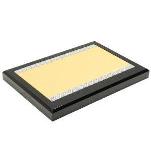 アウトレット品 平飾台 単品 72 黒塗り畳台 金桟付き 24a-ya-0557