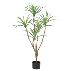 人工観葉植物 ドラセナ （ポット付き） グリーン 高さ118cm （P291-a51078) （代引き不可）｜sakura-soleil