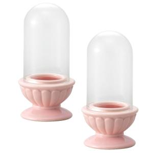 花瓶 フラワーベース cherir シェリル pink 2個入り 159-532-510 [p103] （代引き不可）｜sakura-soleil