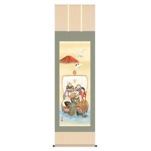 国井幸雪 大津絵 「女虚無僧」 掛軸 : アンティーク慈光 - 通販