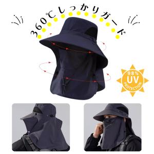サファリハット メンズ 帽子 レディース 紐付...の詳細画像3