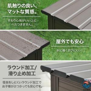 収納ボックス 屋外 フタ付き ベンチストッカー...の詳細画像3