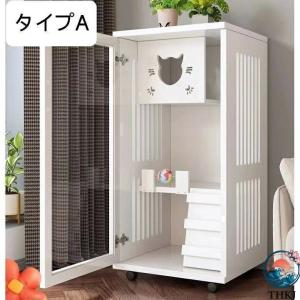 猫ケージ キャットケージ 2段 木製フレーム 脱走防止 多頭飼い スチール ペットケージ 広々 大型 猫ゲージ キャットハウス 使いやすい おすすめ