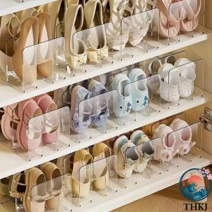 全7色 3個セット 子供用シューズラック 透明...の詳細画像2
