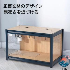 特大スペースハムスター ゲージ 鉄骨構造透明 ...の詳細画像3
