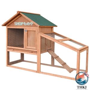 ウサギケージ 屋外 鶏小屋木製 飼育ケージ 2...の詳細画像1