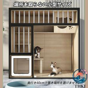 大型 猫ケージ 猫の別荘 キャットケージ 猫の...の詳細画像5