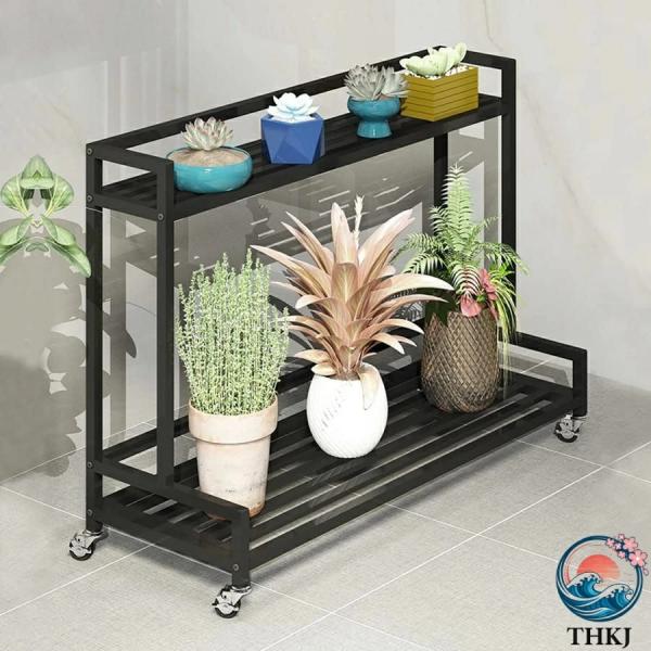 フラワースタンド 花台 プランタースタンド 2段 3段 ガーデンラック 屋外 室内 植木鉢 園芸ラッ...