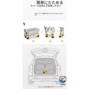 キャリーワゴン テーブル付き パラソル付きキャ...の詳細画像5