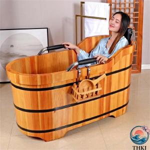 木製バスタブ 露天風呂 アイスバス 簡易風呂 ...の詳細画像1