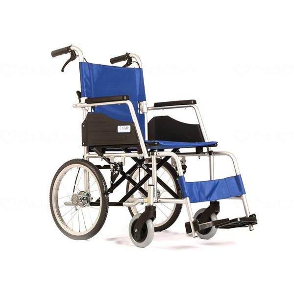G ｓｔｙｌe  車椅子　介助式　Ｊ−１０２　ブルー　座幅４２cm　ジーピー