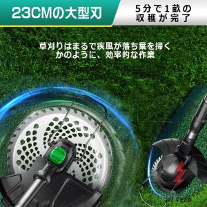 2025最新型 充電式草刈機 草刈り機 コード...の詳細画像4