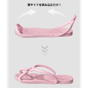 折りたたみできる 携帯サンダル スリッパ レデ...の詳細画像3