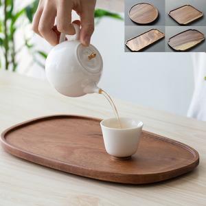 木製トレー お茶トレー  カフェ コーヒー トレー キッチントレー 天然木 ウッド お盆 カフェ コーヒー置き 長角膳 ナチュラル  お盆 ランチョンマット 北欧 業務