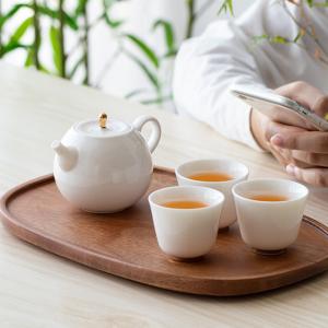 木製トレー お茶トレー カフェ コーヒー トレ...の詳細画像2