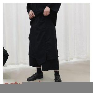 ジェンダーレスファッションに 変形 7分丈パン...の詳細画像5
