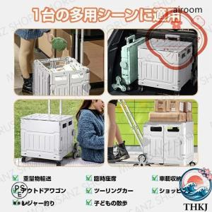 キャリーカート 折りたたみ 釣り 大容量50L...の詳細画像3