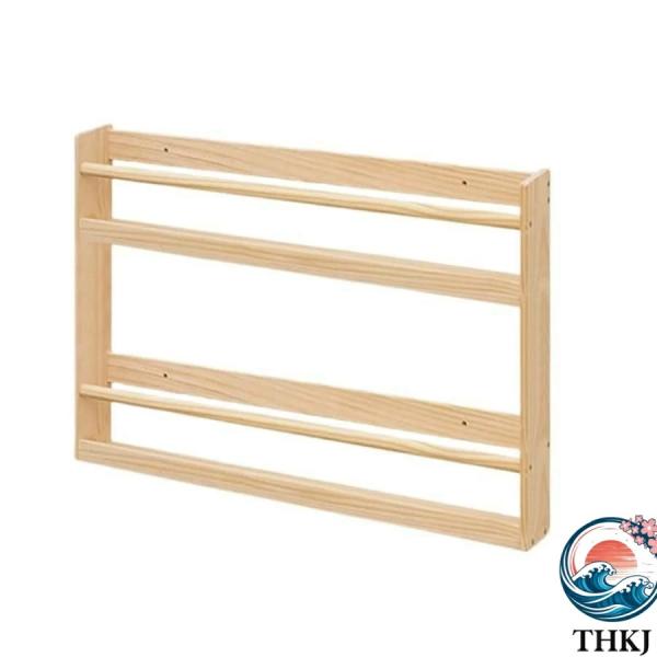 マガジンラック木製 壁掛け60/80cm マガジンスタンド パンフレットスタンド 木製本棚 ラック ...