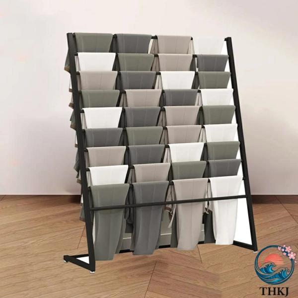 メタルヒジャブハンガー - フロアスタンディングスーツパンツラック - スカーフディスプレイスタンド...