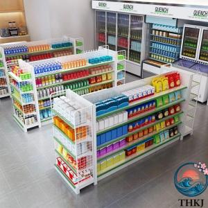 大型スーパーマーケット陳列棚 金属製頑丈収納棚...の詳細画像1