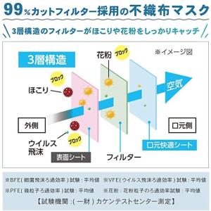 [アイリスオーヤマ] 不織布マスク 大きめ 6...の詳細画像4