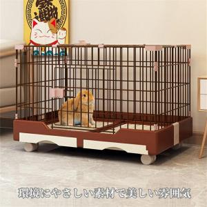 ペットケージ 飼育ケージ ペットハウス キャス...の詳細画像4