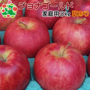 りんご 訳あり 青森県産 ジョナゴールド 家庭用 キズあり 3kg  産地直送 産直 自宅用 ワケあり お試し 試食 食べ物 旬の くだもの 果物