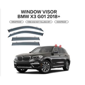 BMW X3 G01 2017- ドア サイド ウインドウ　バイザー サイド　ガーニッシュ　4Pセット｜sakuracar