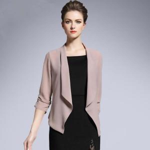 全5色×5サイズ!シフォンカーディガン 七分袖...の詳細画像1