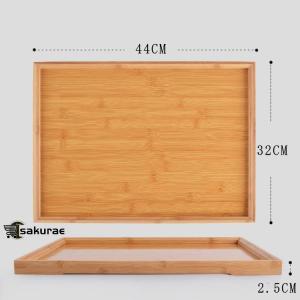 トレー 木製 カフェトレー 天然木製 45cm...の詳細画像2