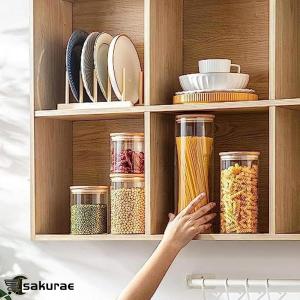 ガラスキャニスター 密閉 2000ml パスタ...の詳細画像1