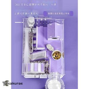 ハムスターケージ アクリル 透明ケージ 小動物...の詳細画像5