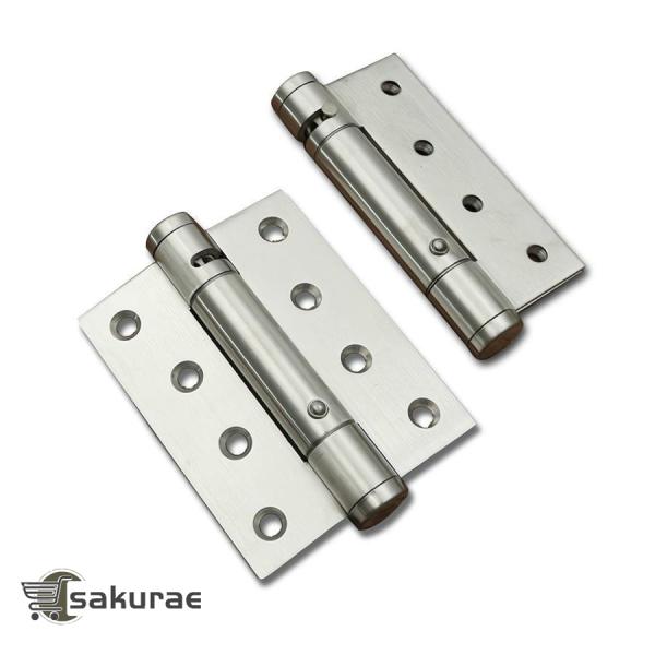 堅塁金物 蝶番 スプリング蝶番 ステンレス鋼の丁番 ドアクローザーヒンジ 調整可能な自動閉鎖ドア用ス...