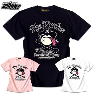 EVERSOULマスコットキャラクターのジョニー海賊プリントTシャツ｜sakurafullmoon