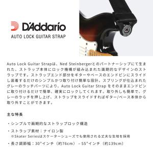 DAddario ギター・ ベースストラップ ...の詳細画像1