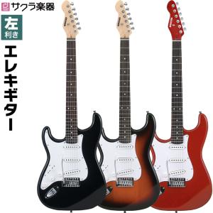 エレキギター 左利き用 SELDER ST-23LH 単品〔ソフトケース、ケーブル付属〕〔セルダー レフトハンド 初心者 入門 GUITAR ST23LH〕