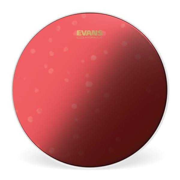 EVANS エヴァンス ドラムヘッド Hydraulic Red UV Clear Coating ...