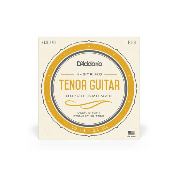 D'Addario ダダリオ テナーギター弦 80/20ブロンズ .010-.032 EJ66〔da...